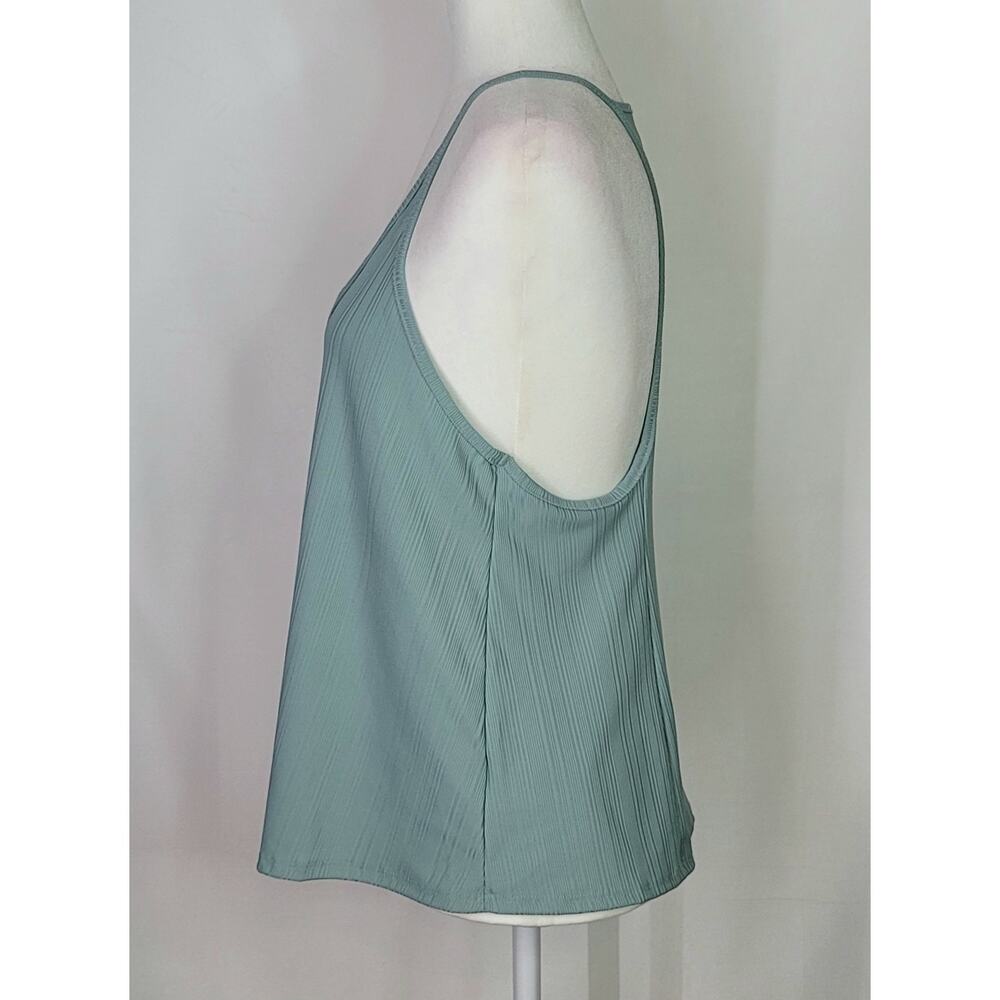 Intimately FREE PEOPLE Light Green Ribbed Flowy Tank Top Size Small Oversized - Picture 4 of 11